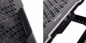 Laptop Cooling Pad HISMART ar 5 Adjustment Positions