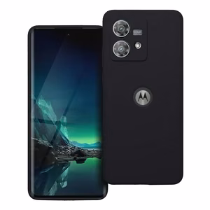 Viedtālruņa apvalks silikona 2mm MOTOROLA EDGE 40 Neo melns
