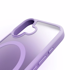Puro Gradient TPU magnētiskais viedtālruņa apvalks iPhone 17 - rozā