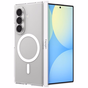 Spigen AirSkin Zero MagFit vāciņš Samsung Galaxy Z Fold8 Ultra – caurspīdīgs un balts