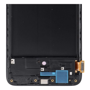 REWA OLED LCD displejs ar rāmi SAMSUNG A70, melns