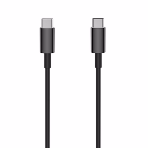Setty kabelis USB-C - USB-C 1,0 m 3A, melns