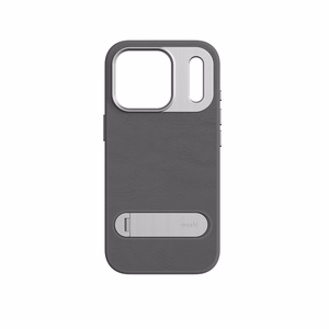 Moshi Kameleon MagSafe vāciņš ierīcei iPhone 17 Pro, ar statīva funkciju, “Midnight Gray” krāsā