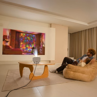 Yaber L2 Plus LCD FullHD 1080p multimediju projektors ar JBL skaļruņiem - bēšs