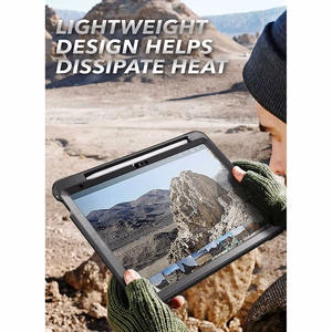 Supcase Unicorn Beetle Pro viedtālruņa apvalks iPad 10.9'' 2022 - melns