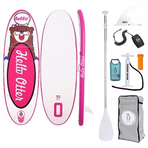 FunWater Tuxedo Sailor bērnu SUP dēlis 2,4m (rozā)