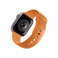 Puro Icon silikona siksniņa Apple Watch 44 / 45 / 46 / 49 mm – oranža