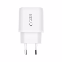 Tech-Protect NCA45W-GAN 2 portu 45 W sienas lādētājs ar USB-C kabeli - balts