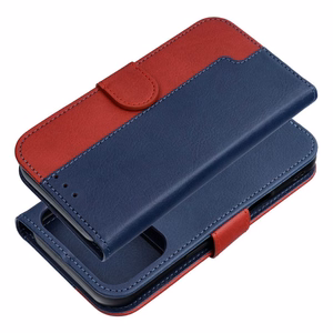 Flip case for iPhone 17 / 18 Split Book navy and red