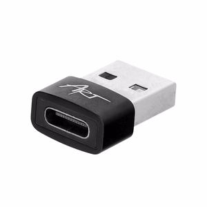 Adapter USB A 2.0 to USB C ART C14 OTG melns