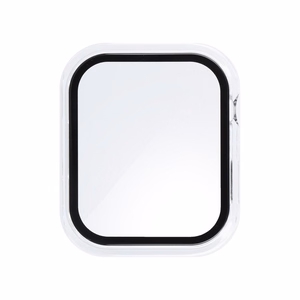 Bestsuit Case with Hybrid Glass for Apple Watch series 7/8/9-41mm - transparent