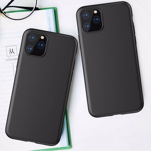 Mīksts apvalks TPU gēla aizsargapvalks Samsung Galaxy A03s melns