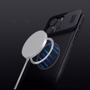 Nillkin CamShield Pro iPhone 16 Pro viedtālruņa apvalks (melns)