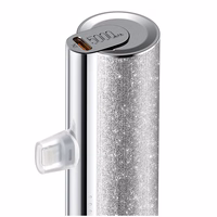 VEGER portatīvais lādētājs 5000 mAh ar iebūvētu savienotāju Lightning PD QC3.0 2,4A 12W PlugOn (W0573P) sudraba