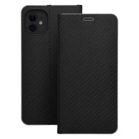 Viedtālruņa apvalks (m) - LUNA Book Carbon IPHONE 7 / 8 / SE 2020 / SE 2022 melns (m)