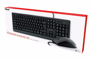 Trust Primo tastatūra USB QWERTY US English melna