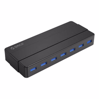 Orico Hub 7xUSB 3.0 (melns)