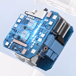 Dudao A4EU USB-A 2.1A sienas lādētājs - balts + USB-A - USB-C kabelis