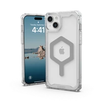 UAG Plyo Magnētiskais viedtālruņa apvalks iPhone 15 Plus - caurspīdīgs un sudraba