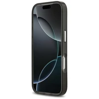 Karl Lagerfeld IML akvareļu Karl un logotipa magnētiskais viedtālruņa apvalks iPhone 17 Pro - melns