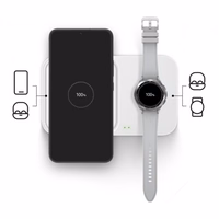 Bezvadu lādētājs Samsung "Duo" EP-P5400TWEGEU Balts 15W (ar lādētājs un kabelis) / 100% Genuine /