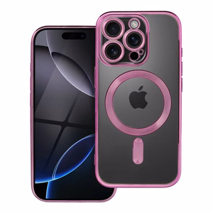 Case for iPhone 16 PRO Electro Mag Cover compatible with MagSafe pink