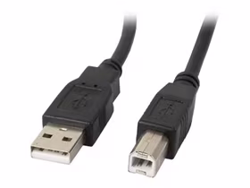 Lanberg USB-A kabelis 5m melns