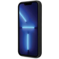 BMW silikona raksts iPhone 15 Pro Max viedtālruņa apvalks - melns