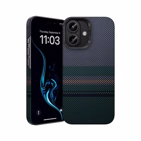 Benks magnētiskais Armor Air Aurora Kevlar 600D viedtālruņa apvalks (0064) Iphone 16 Plus