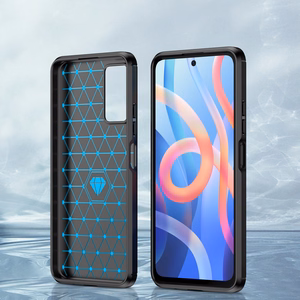 Oglekļa apvalks elastīgs apvalks Xiaomi Redmi Note 11 melns
