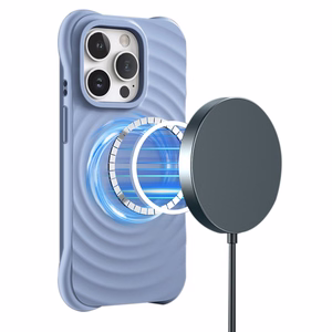 Viedtālruņa apvalks Circle Mag iPhone 15 Pro 6,1" - zils