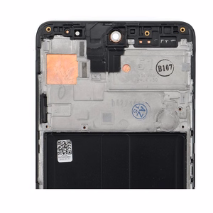 FIXCELL AMOLED LCD displejs ar rāmi SAMSUNG A51 4G, melns (mainīts stikls)