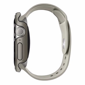 Uniq apvalks Valencia Apple Watch Series 46mm sudraba/titāna sudraba