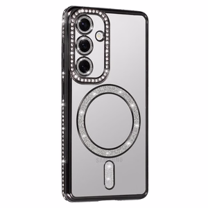 Bling Magsafe Case for Samsung Galaxy S25 black
