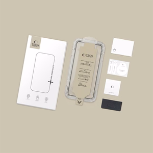 Tech-Protect Quick Set AR+ pretatspidumu stikls Samsung Galaxy S26, melns