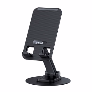 BWOO rotating desktop phone turētājs ZJ132 melns