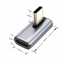 Tech-Protect Ultraboost AA03 USB-C leņķa adapteris - pelēks