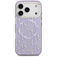 Karl Lagerfeld IML KL Monogramma Magnētiskais apvalks iPhone 17 Pro - violets