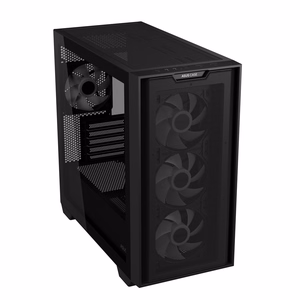 ASUS A21 PLUS MidiTower melns ARGB caurspīdīgs panelis MicroATX MiniITX