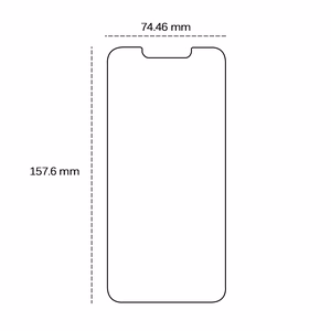 Закалённое стекло - для iPhone 14 Pro Max