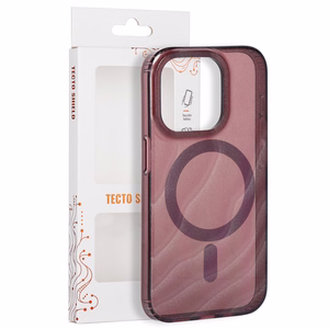 „Tecto Shield Desert Mag“ vāciņš modelim iPhone 15 Pro Max 6,7", sarkankoka krāsā