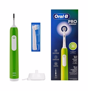 Oral-B Junior – elektriskā zobu birste, bērniem, zaļš (8006540743027)