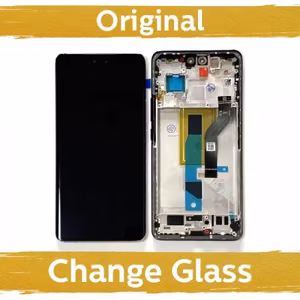 LCD ekrāns saderīgs ar Xiaomi 13 Lite ar rāmi / gaiši rozā / (atjaunots: Ķīna)