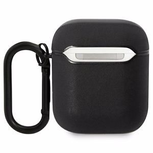 BMW ādas vāciņš ar krāsainām līnijām AirPods 1 / 2 - melns