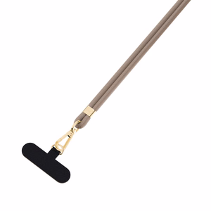 3mk EasyClip Elite tālruņa aukliņa, Taupe (zelta krāsas furnitūra)