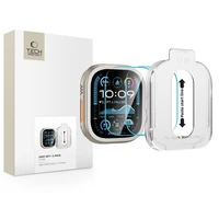 Tech-Protect Easy Set+ rūdītais stikls 2 komplekts Apple Watch Ultra 1/2 49mm - caurspīdīgs