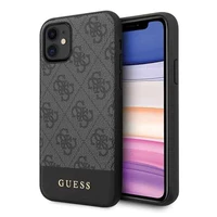 Guess 4G Stripe Collection viedtālruņa apvalks iPhone 11 6.1" / Xr - Pelēks