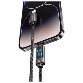 USAMS Kabelis USB-C uz Lightning 30W 1,2m Zinc Alloy Fast Charging Data Cable Meteor Series SJ743USB01 (US-SJ743)