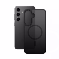 Crong Hybrid Matte Magnetic - MagSafe Case Samsung Galaxy S24 (melns)