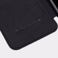 Nillkin Qin viedtālruņa apvalks Xiaomi Redmi Note 11 Pro+ (Ķīna) / Redmi Note 11 Pro (Ķīna) / Mi11i HyperCharge aizsargstikls ar statīvu brūns